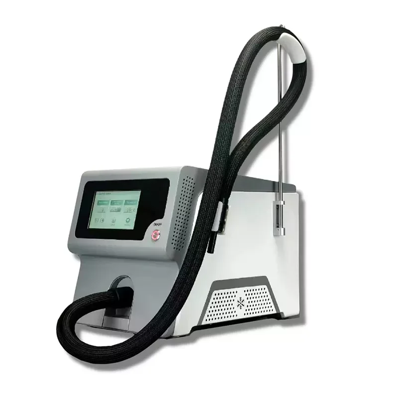 

-30 Low Temperature Wind Cryo Chiller Cold Air Skin Cooling Pain Reduce Relieve Cold Air Machine for Picosecond Laser Treatment