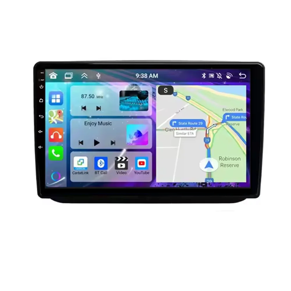 Picture 3: Android 16 Carplay Auto 2K Screen For Skoda Fabia 2 2007 - 2014 Car Radio Multimedia Player 2Din Autoradio Stereo DSP Qualcomm