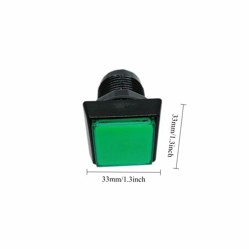 

5pcs Square Arcade Button with Micro Switch Bracket and LED for Game Machines