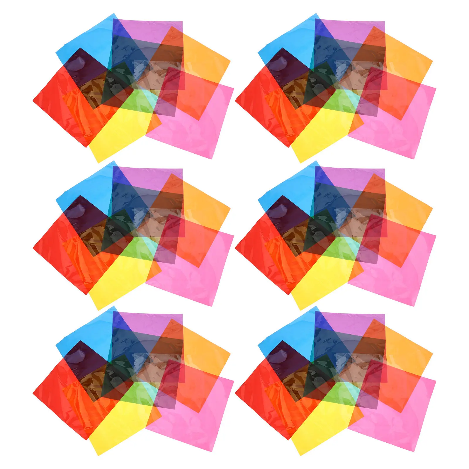 90 pcs Origami Paper DIY Craft Folding Halloween Christmas New Year Cellophane Sheet Cellophane Wrapping Paper Colored