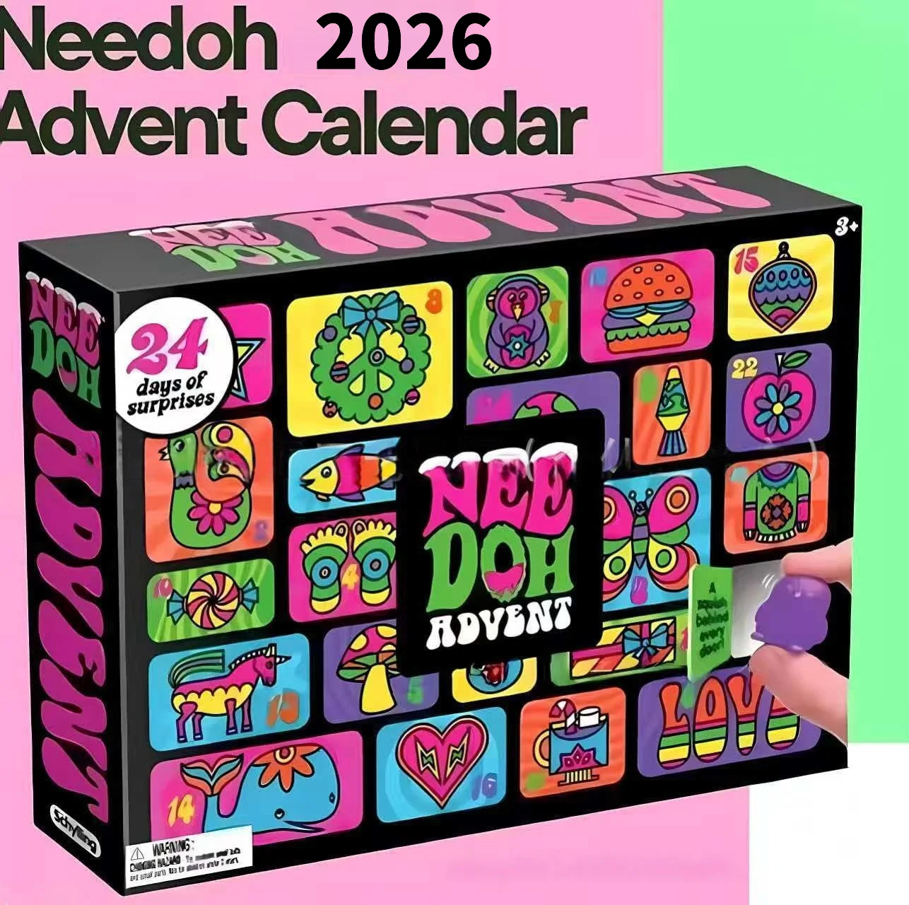 Advent Calendar Gift - Nee Doh Advent Calendar 24Pcs Mini