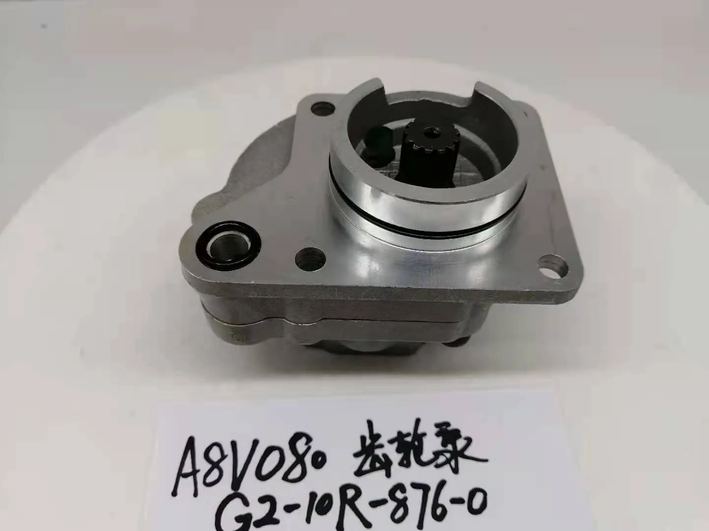 أجزاء حفارة R190-5 ZX160 مضخة تروس هيدروليكية للحفارة A8VO80 A8VO107 مضخة تجريبية G2-10R-876-0 #6