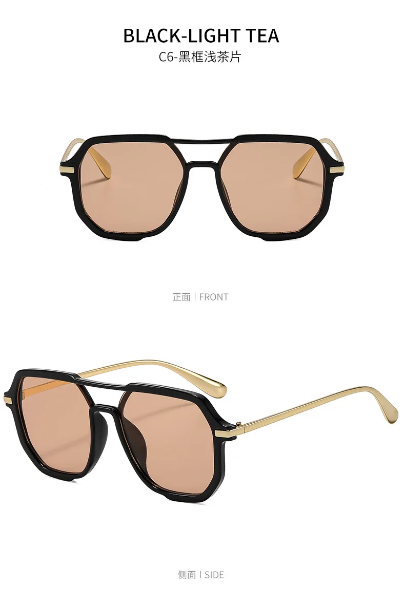 2026 Herren-Sonnenbrille: Schlichte Designer UV400 Piloten-Sonnenbrille mit Metallbügeln – Modische Reise-Sonnenbrille für Herren – Detail 15