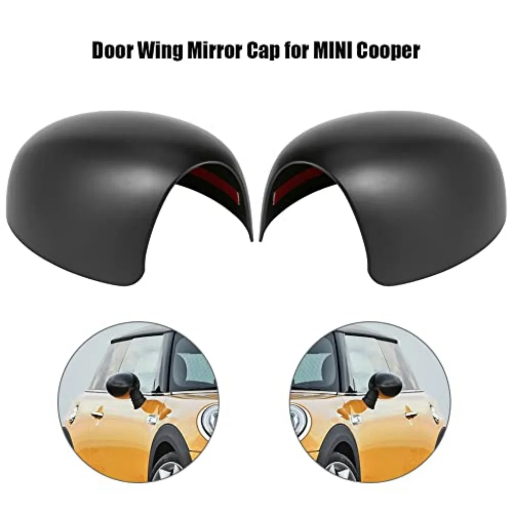 Car Mirror Shell Rearview Mirror Cap For Daily Driving ABS Plastic Material Ultra-light Weight Weather Resistant