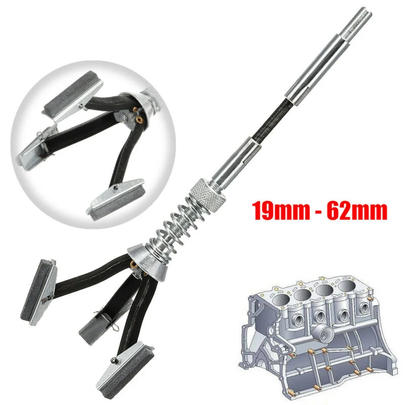19mm To 62mm Bore Honing Tool Flexible Shaft Car Engine Brake Cylinder Hone Steel Grinding Stone For Auto Motorcycle Repair