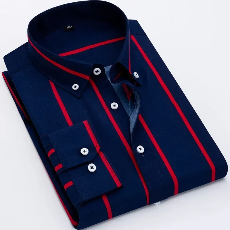 

Spring and Autumn New Men's Long-sleeved Slim Shirt Korean Style Business Formal Shirt Male Brand Clothes Casual Top Z84