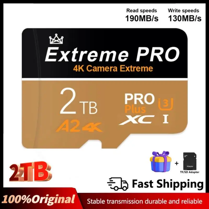 Original 2TB 1TB High Speed Memory Card Class 10 SD Card SD/TF Flash Card 256GB SD Memory Card 128GB TF Card For Dash Cam Ps5