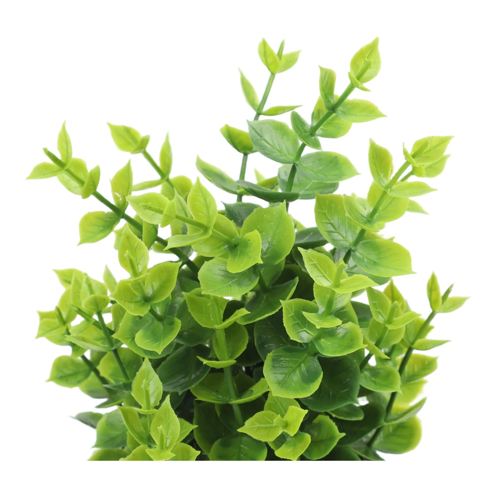 Artificial Small Potted Lavender Eucalyptus Plant for Home Office Desk Decor with Realistic Foliage and Low Maintenance Design