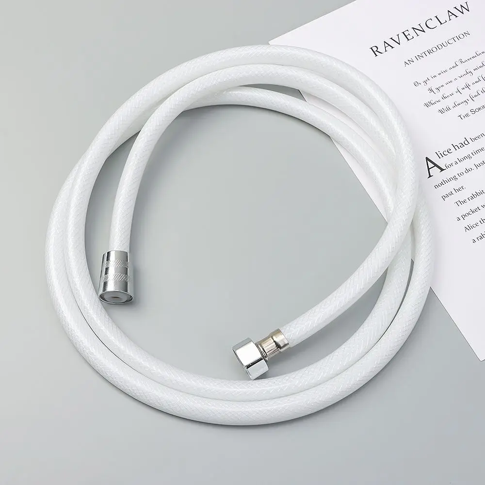 Replacement Handheld Shower Head Hose Explosion-proof Anti Winding Shower Extension Tube PVC Universal Faucet Hose Bathroom