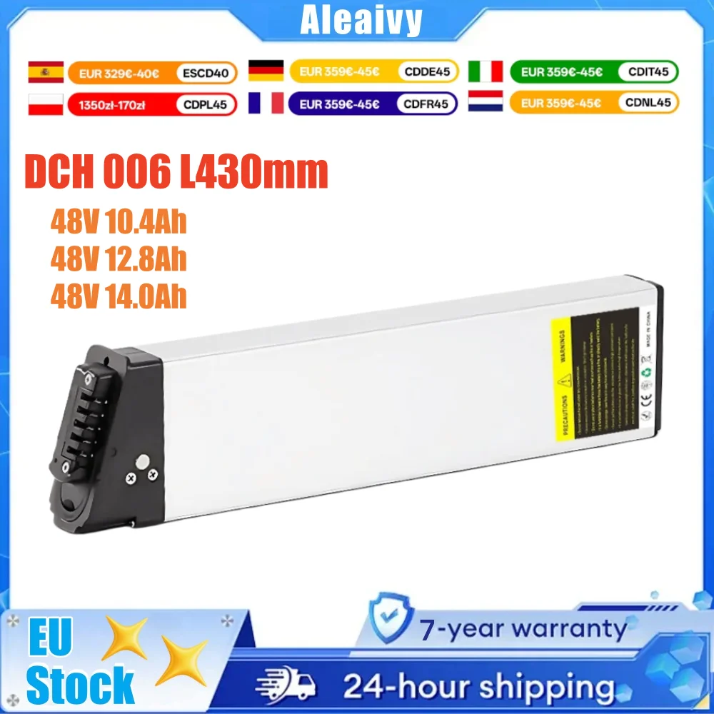 Elektrische Faltbare Fahrradbatterie 48V 14Ah 12,8Ah 10,4Ah für FIIDO M1 Pro, Shengmilo MX21 MX80 MX01, Samebike LO26 20LVXD30, JINGHMA R7, BEZIOR XF200 FX21 Faltfahrrad-Akkus