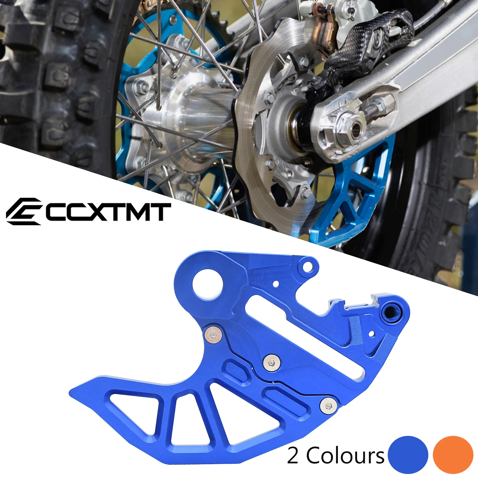 CNC Rear Brake Disc Guard Cover Protector For Husqvarna TE TC TX FE FC FX 125-501 2014-2023 For KTM XC XCF SX SXF EXC 2004-2022