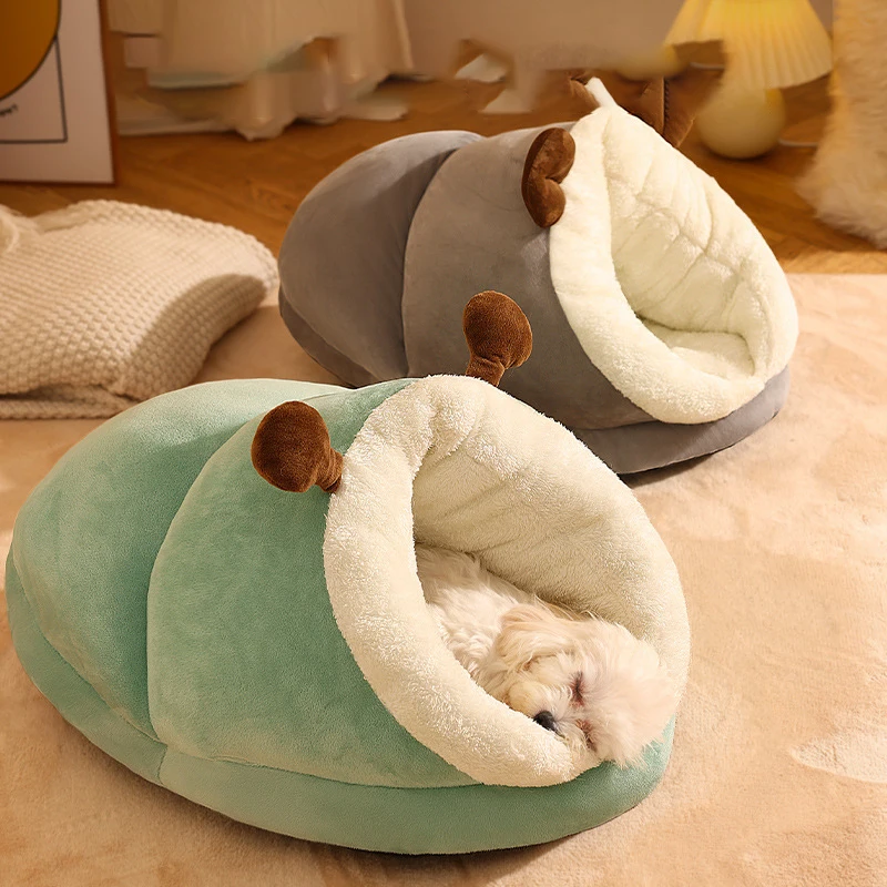 Small Dog Bed Slippers Little Animals Houses Puppy Pads Small Cat Dog Plush Sofa Indoor Kennel Pet Sleeping Bed Pet Accessories