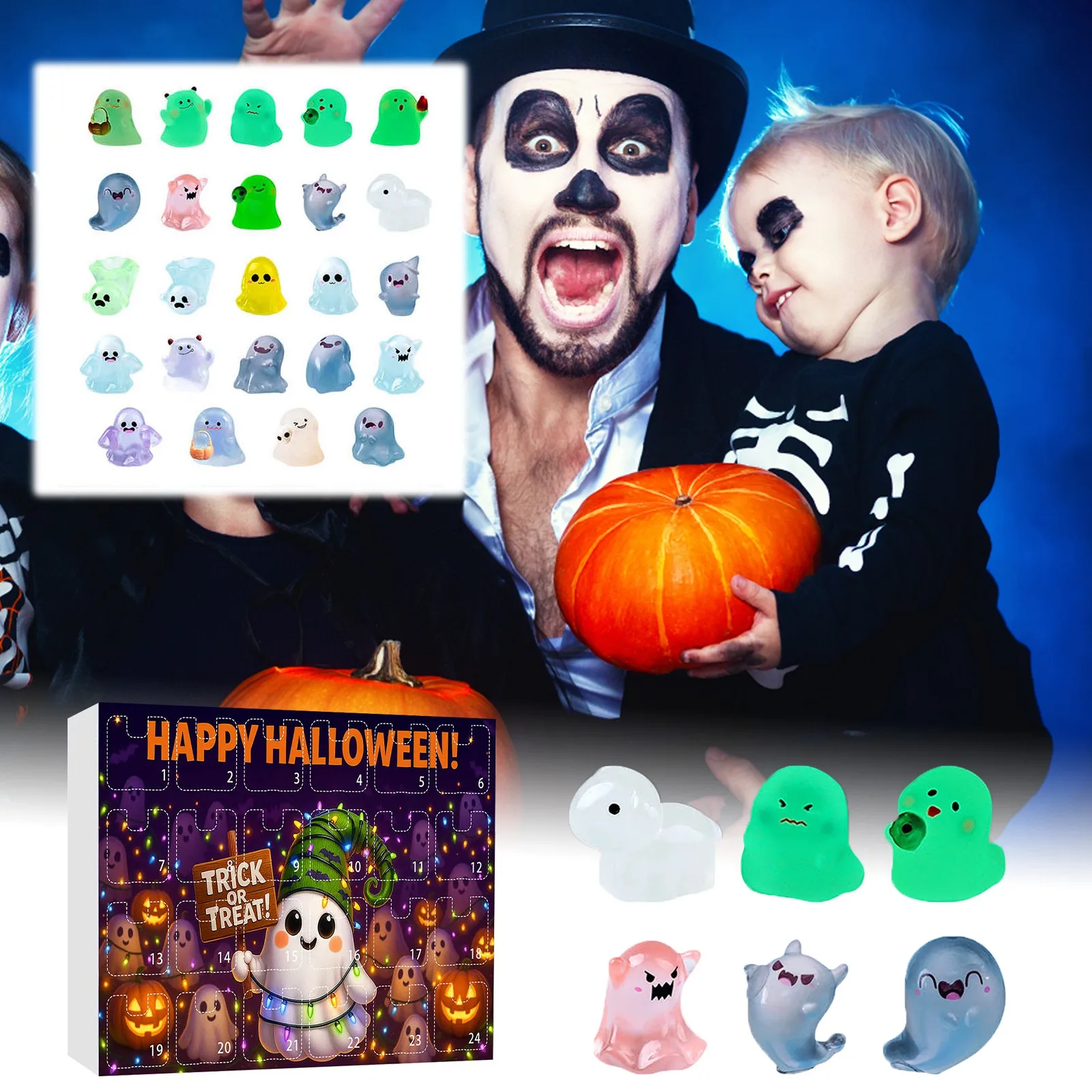 Kitchen Timer Cute Owl Glow In The Dark Halloween Advent Calendar Mystery Desktop Ornament Christmas Countdown Calendar Kids