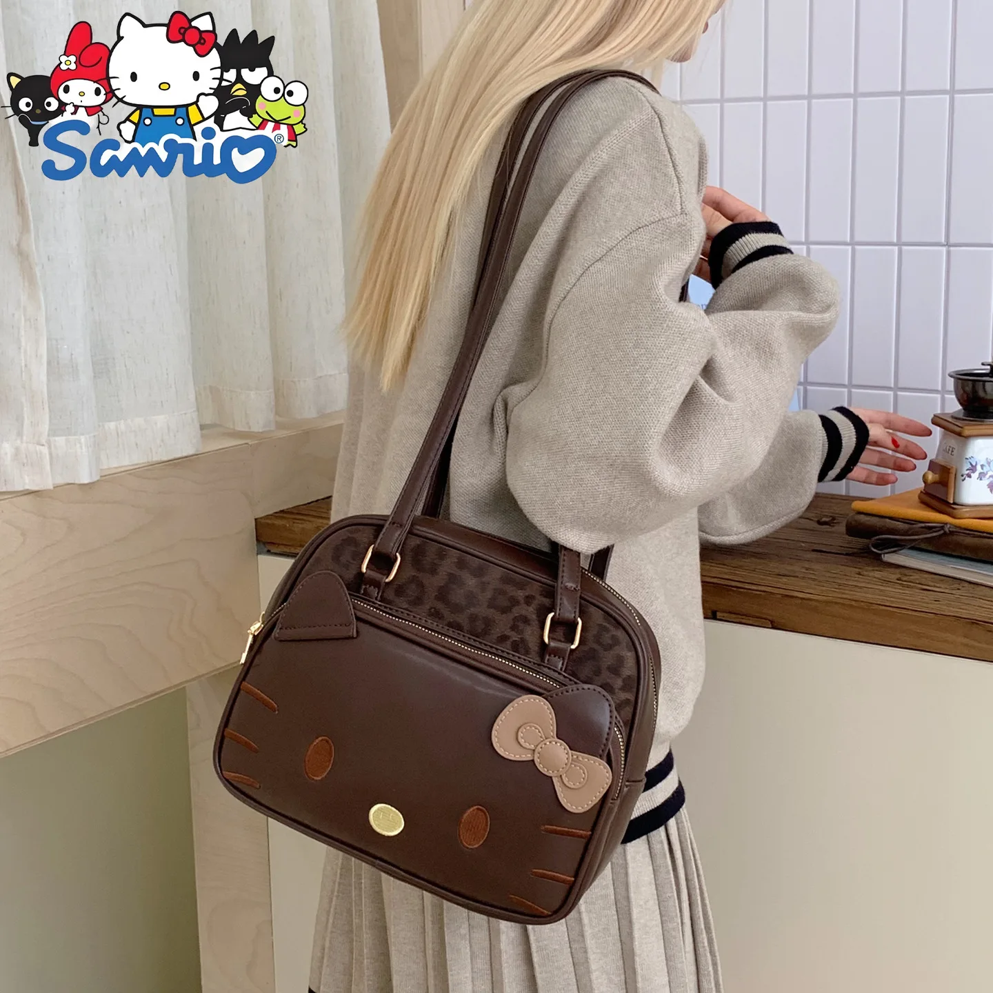  Hello Kitty New Fashion Women's Bag Multifunctional Women's Backpack Large Capacity High Quality Women's Shoulder Bag
