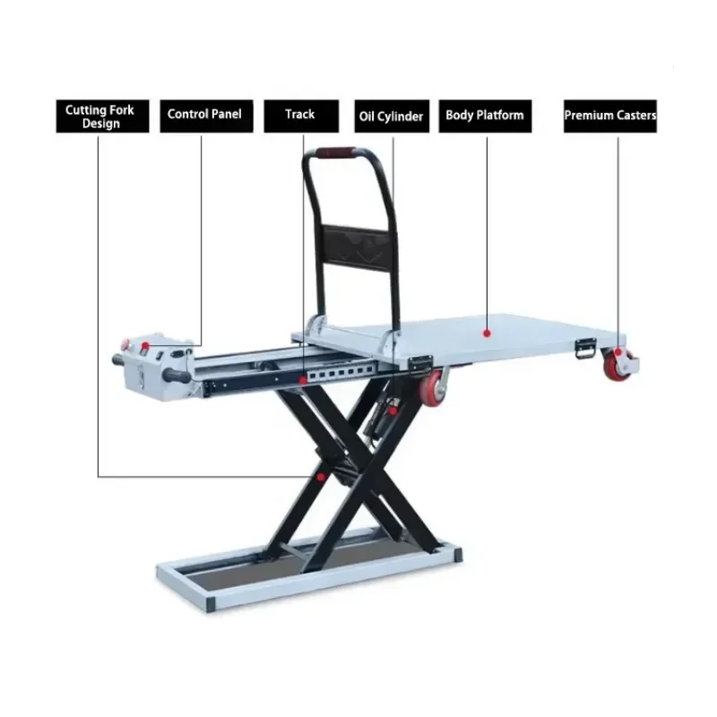 

Hot Products Wholesale Portable Electric Lifting Platform Trolley Warehouse Trolley