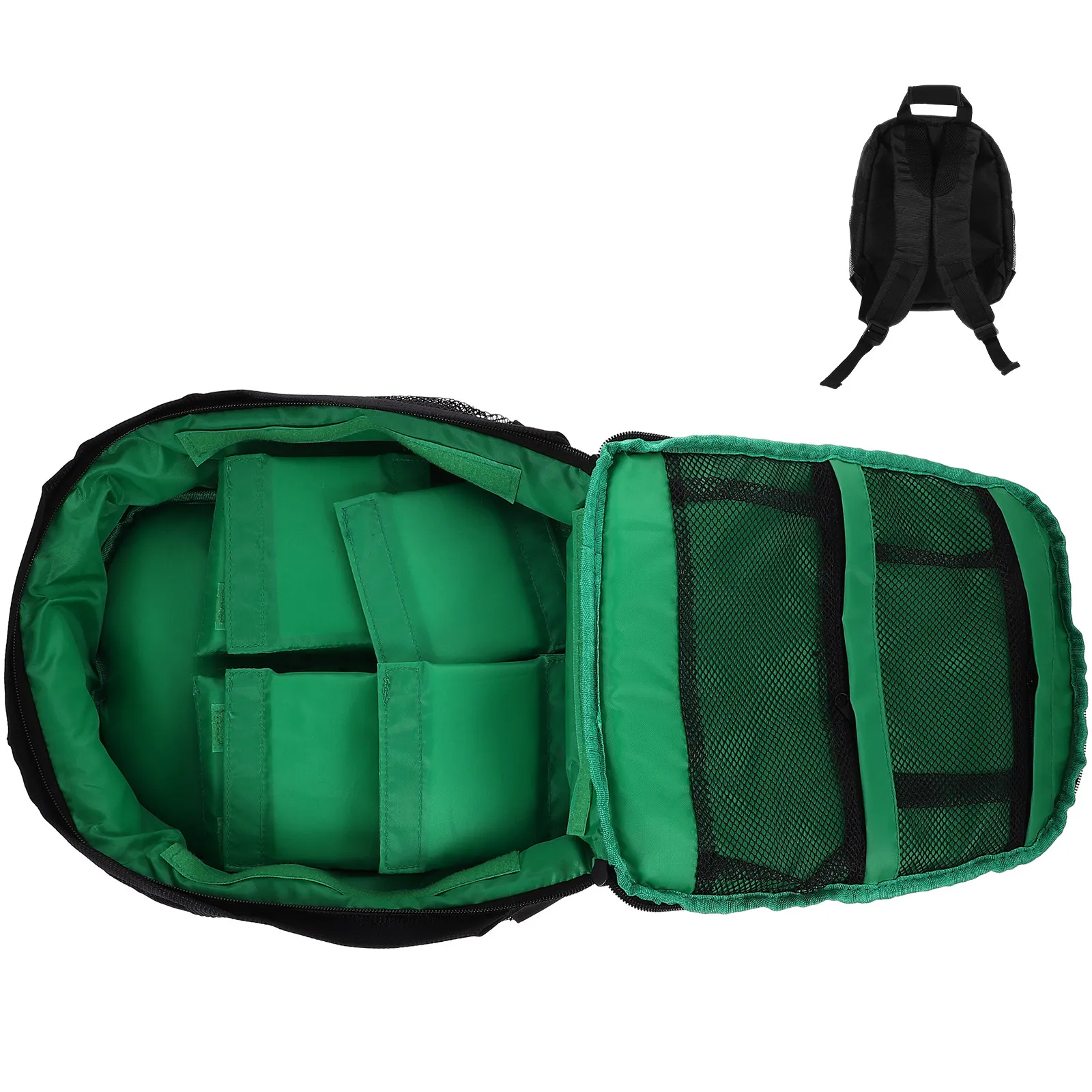 Water-Resistant Nylon Camera Backpack with Padded Laptop Compartment Dslr Camera Bag Breathable Shockproof Rain Cover Adjustable