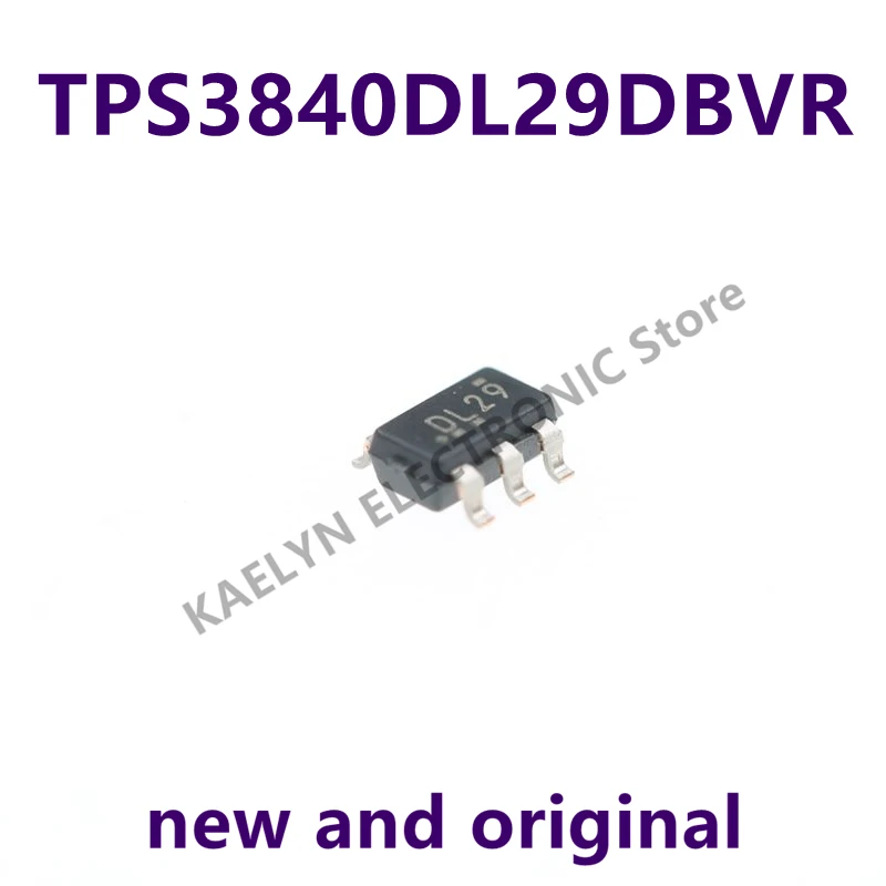 10pcs/lot New and Original TPS3840DL29DBVR TPS3840DL29 TPS3840 Supervisor Open Drain or Open Collector 1 Channel SOT-23-5