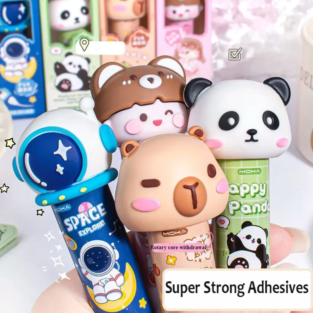 

1PCS Cute Cartoon Capybara Solid Glue PVA DIY Glue Stick Stationery Supplies Super Strong Adhesives Student Art Class Handmade