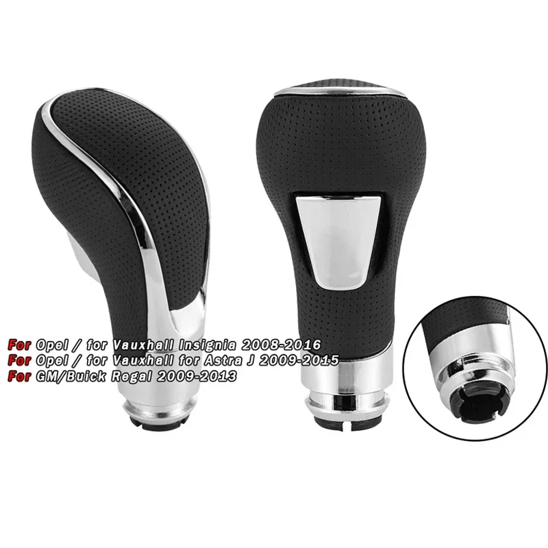

Automatic Leather Perforated Gear Shift Knob for OPEL - Car Transmission Shifter Handle, Durable Auto Interior Accessories