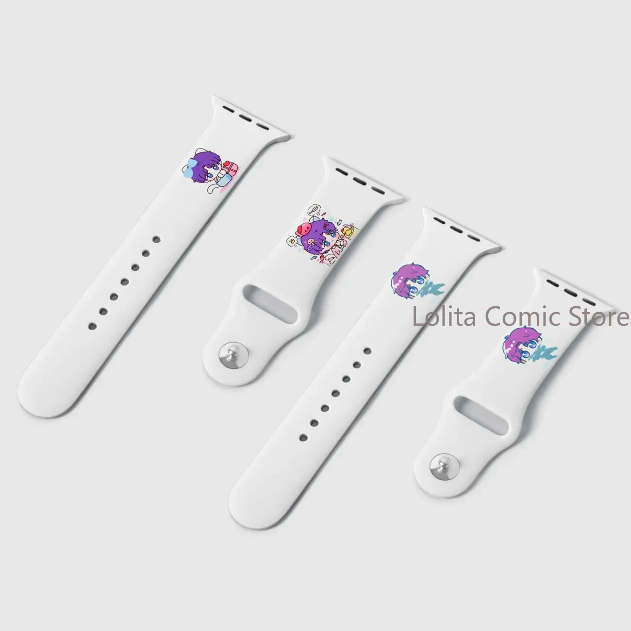 Anime Love and Deepspace Caleb Zayne Xavier Sylus cosplay  Bracelet Strap watch strap iWatch  40mm 41mm 42mm 45mm 46mm 49mm - view 3