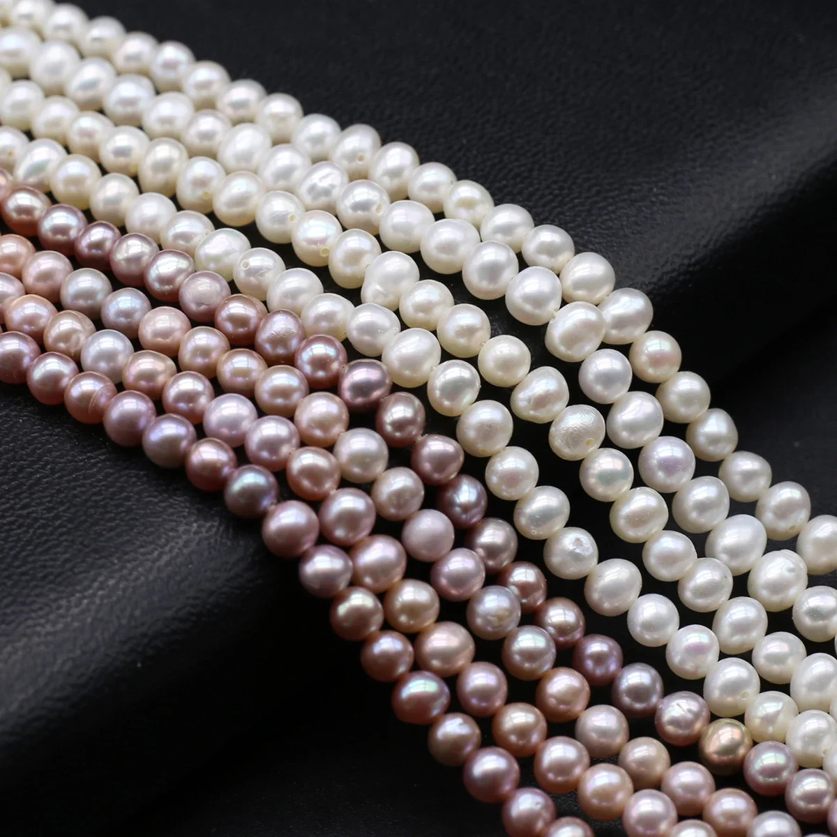 

100% Natural Zhuji Freshwater Culture Pearl Beads Small Loose Oval Bead Top Quality for Jewelry Making Diy Necklace Bracelets