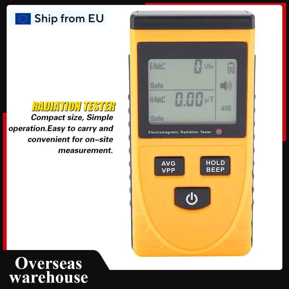 GM3120 Electromagnetic Radiation Dosimeter Detector Emf Meter Portable Geiger Counter Electric Field Emission Using For Computer