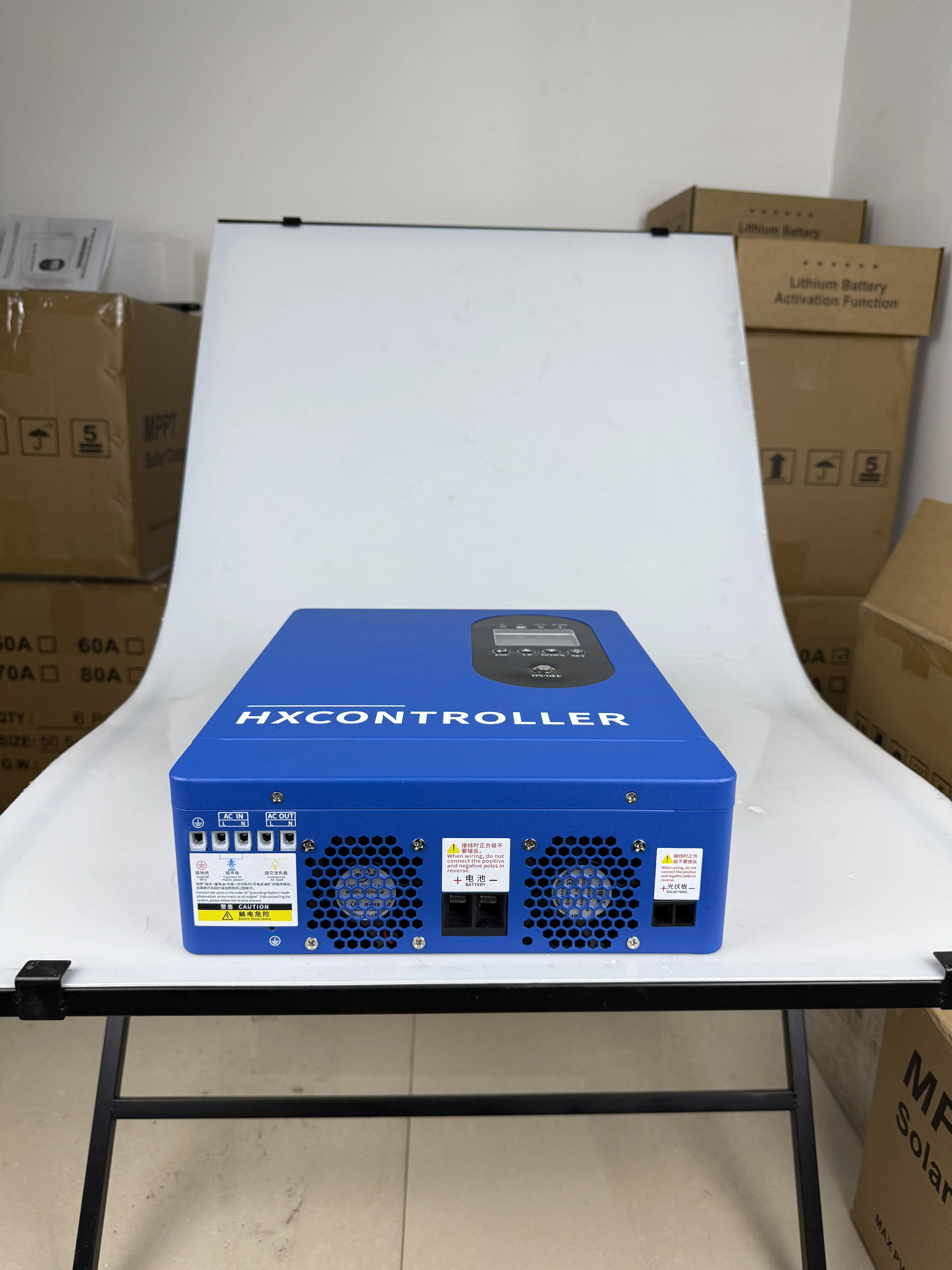 Intelligent Off-grid Solar Energy Storage Inverter Dual Charging Mode Pure Sine Wave Output Home Emergency Power Equipment