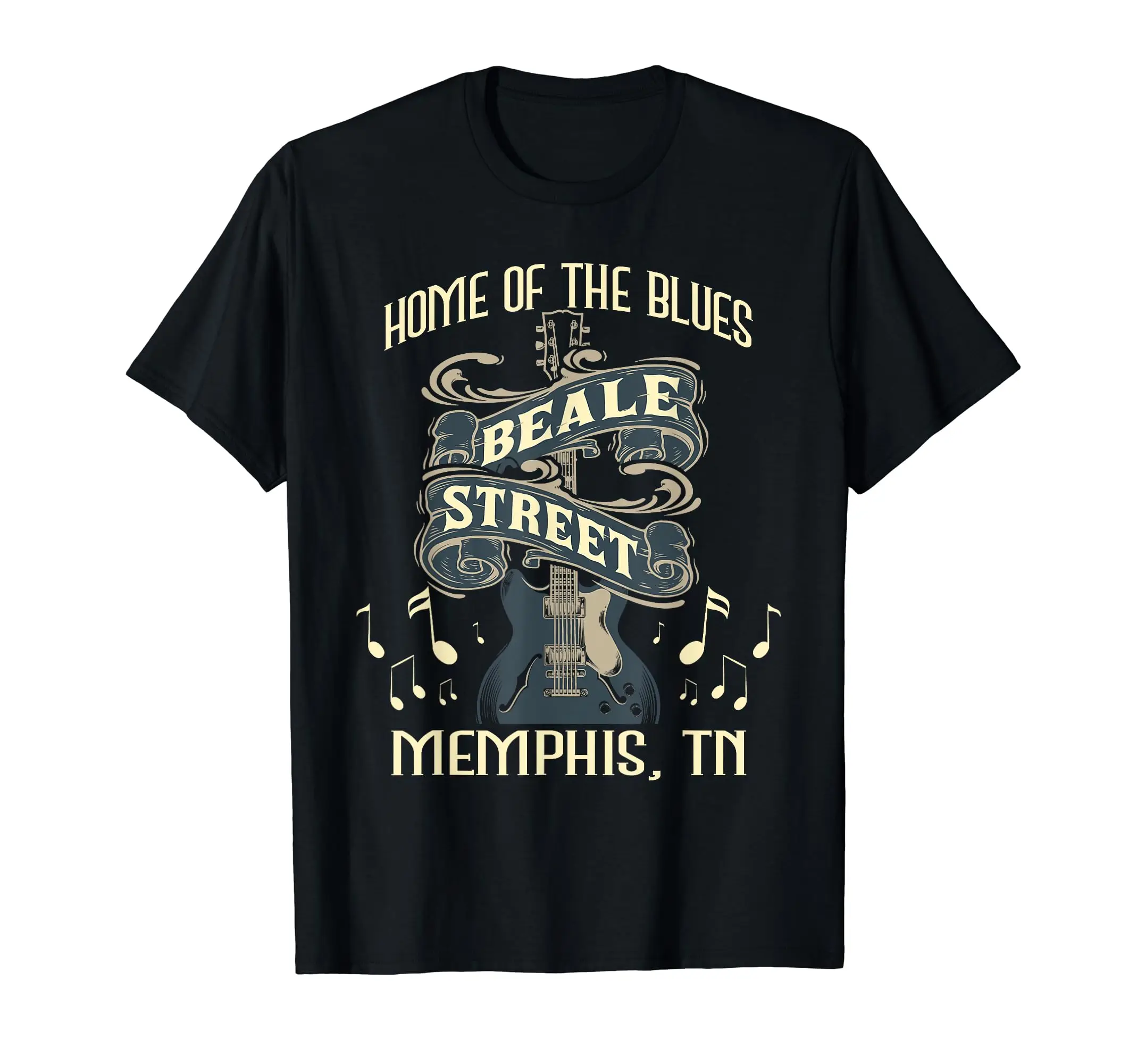 Home Of The Blues Beale Street Memphis - Musician Guitarist T-Shirt