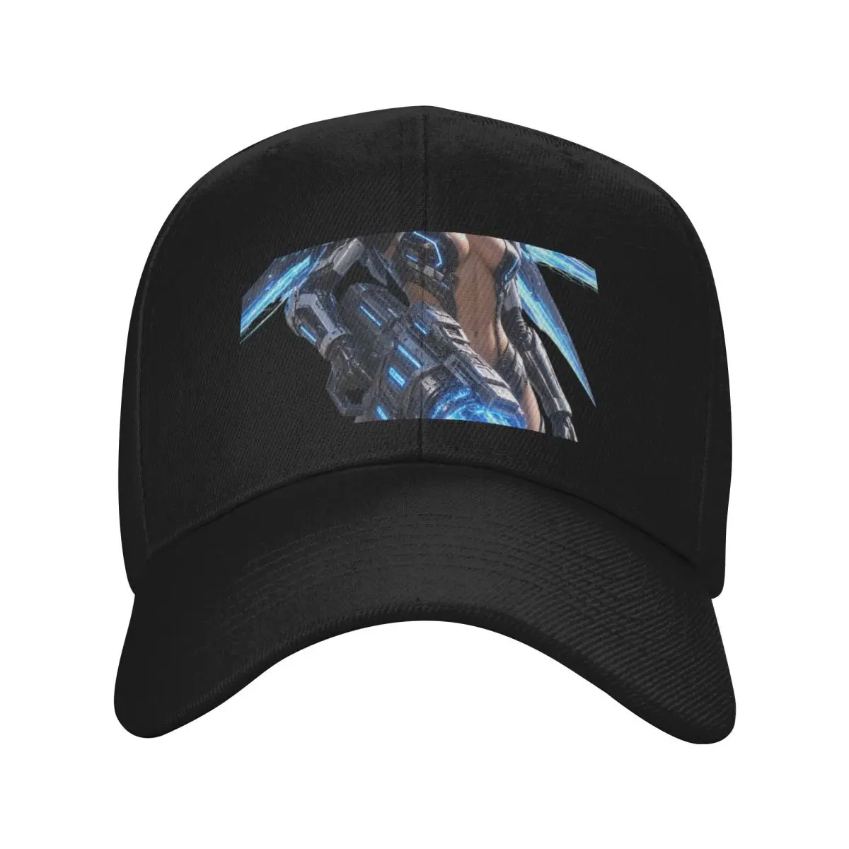 Fashion Cyber Aero Mage - Sci-Fi Bodysuit And Heavy Cannon baseball cap Portable Caps For Women
