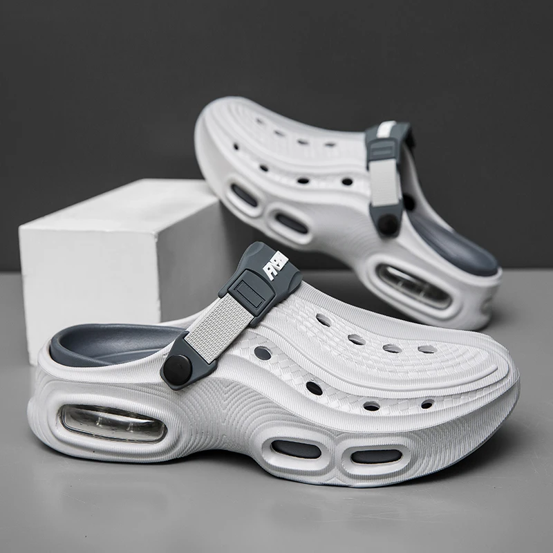 Men's Summer Dual-Purpose Non-Slip Water-Resistant Slippers for Sports, Fishing, and Beach Wear