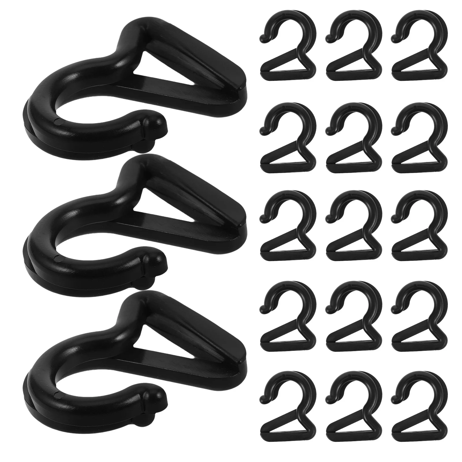 20 قطعة خطافات خيمة لمظلة Rv الثقيلة S السنانير منظمو تعليق لأضواء التخييم أدوات المطبخ تخزين المعدات الخارجية