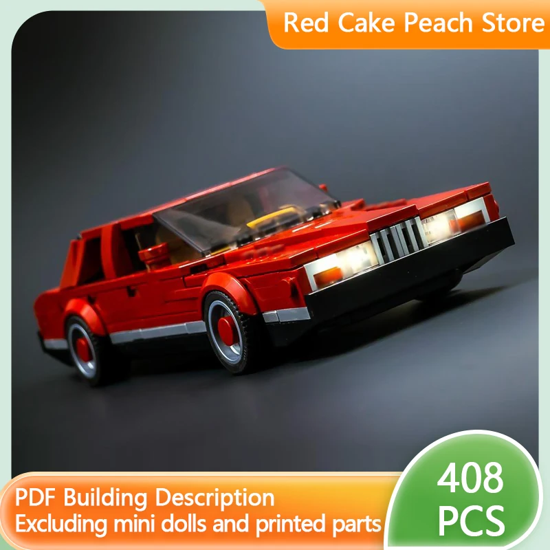 

Модель скоростного гоночного автомобиля MOC, строительные кирпичи, полноразмерный роскошный седан, модульная технология, детские праздничные подарки, сборка игрушек, костюм