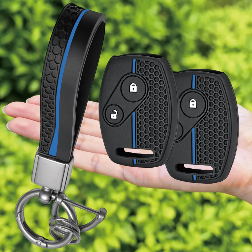 For Honda Civic Jazz Fit Accord CR-V HR-V City Brio Mobilio BR-V WR-V Amaze Soft Touch Key Protector