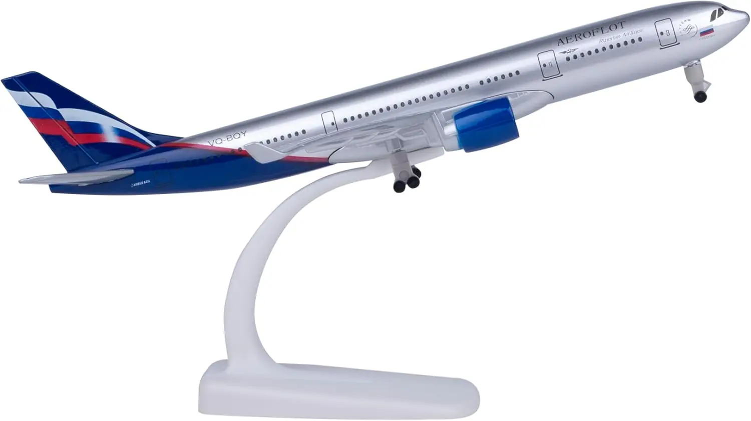 

20cm Russian A330 Plane Model Toy Alloy Material With Landing Gear Children'S Birthday Gift or Collection display