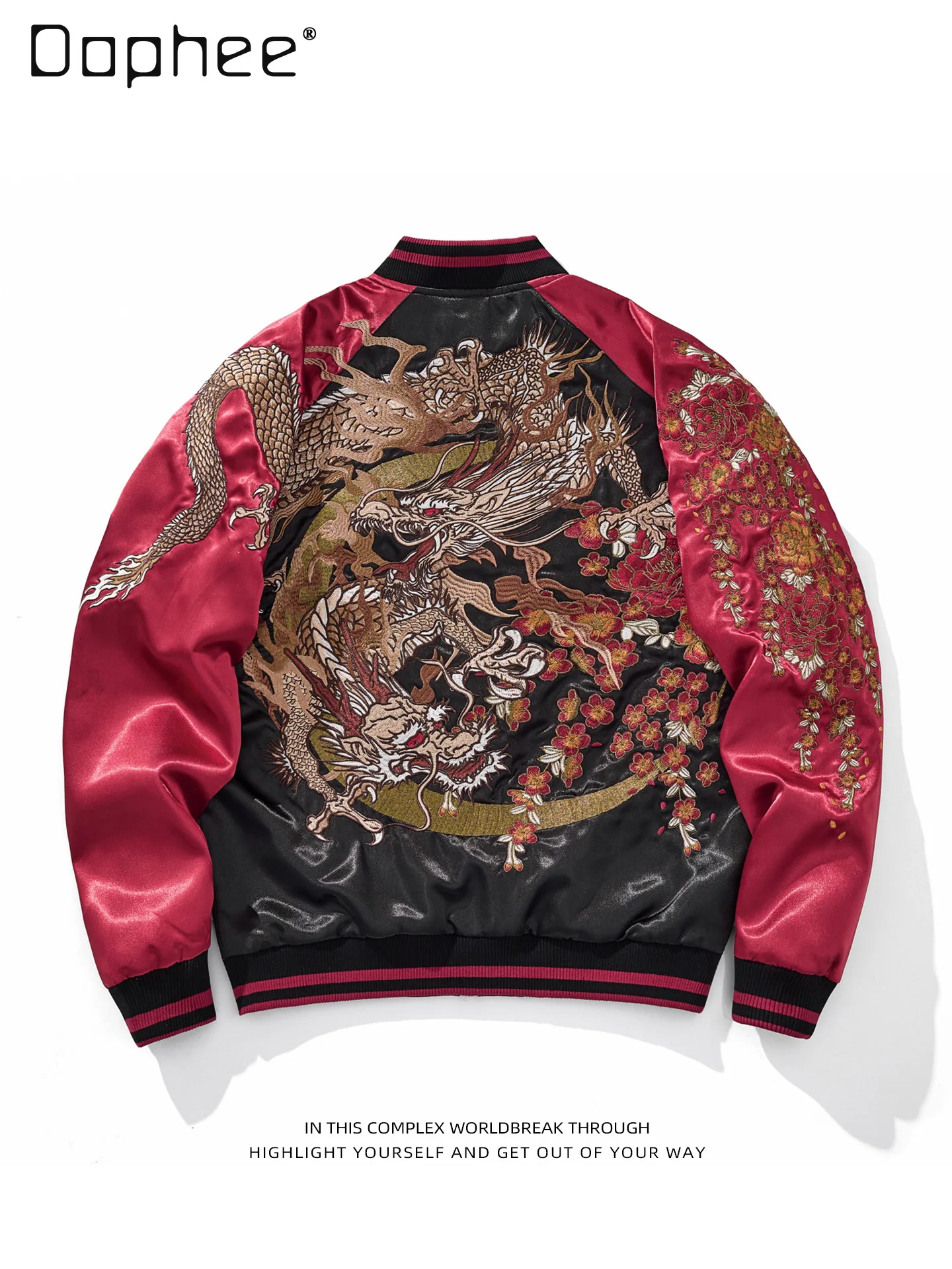 Vintage Trend Heavy Embroidery Mens Jacket Baseball Jacket Personality Fashion Street Loose Casual Coat Men Clothing Autumn New