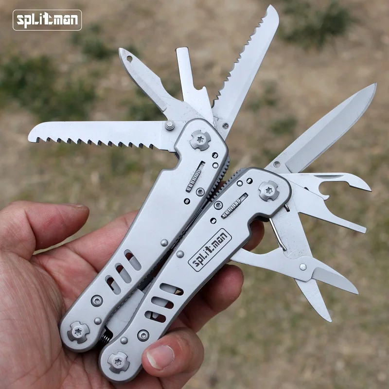 Splitman G301 Multitool Plier Folding EDC Multifunctional Tools Camping Outdoor Mini Knife Stainless Steel 440C