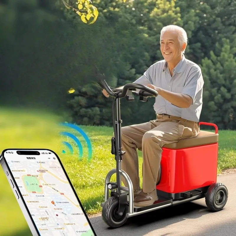 New electric cycling box, parent-child scooter for the elderly