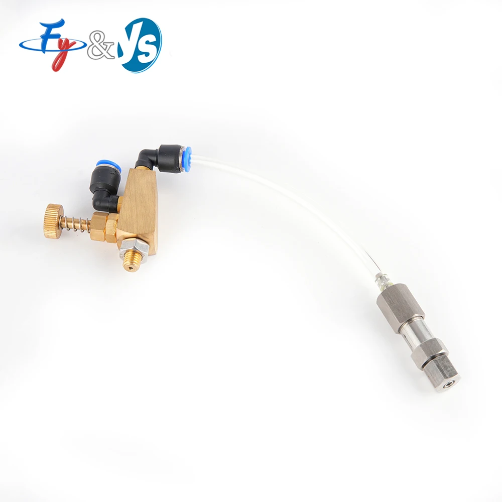 

Brass Adjustable Siphon Air Atomizing Nozzle High Quality Brass Nozzle for Cleaning Device On Edge Banding Machine 6MM