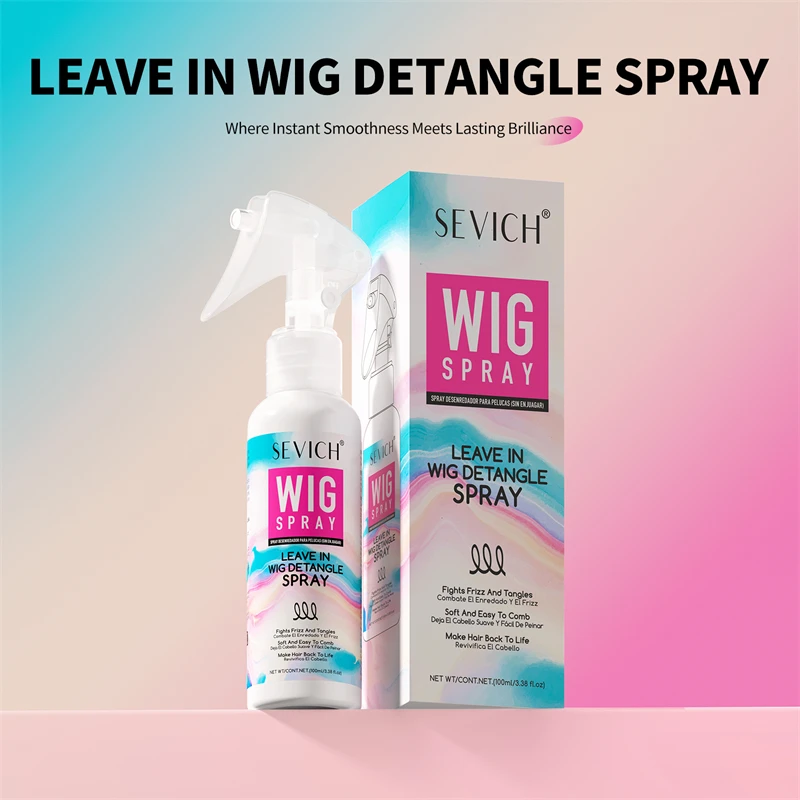 

SEVICH Wig Care Spray 100ml Professional Wig Leave-In detangle Spray Smoothing Repair Frizz Hair Conditioner Spray Hair Care