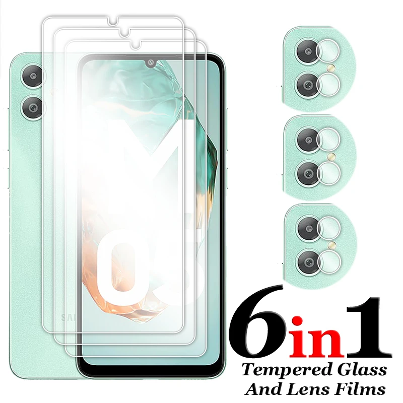 For Samsung Galaxy M05 4G Glass For Samsung M05 Tempered Glass 6.7 inch Transparent HD Screen Protector For Galaxy M05 Lens Film