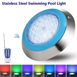 45w LED Underwater Swimming Pool Lights AC12V RGB Color Changing IP68 Waterproof Lamp With Remote Controller For Wedding Party