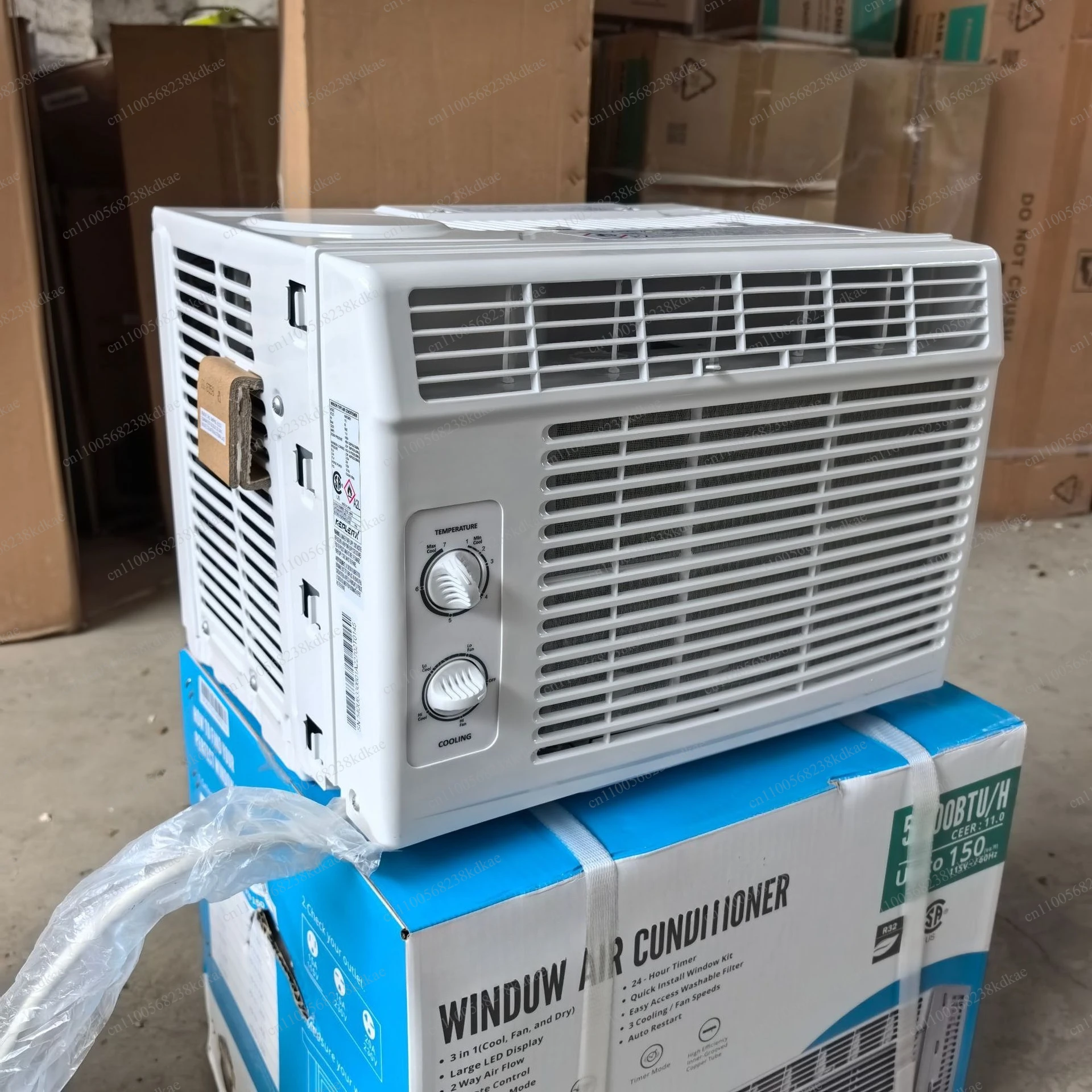 110V 60Hz Window Type AC, 5000BTU 1HP R32 Portable Cooling Air Conditioner