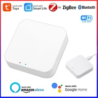 Puerta de enlace inteligente multimodo inalámbrica ZigBee Bluetooth Mesh Hub funciona con la aplicación Tuya Smart life Control por voz a través de Alexa Google Home