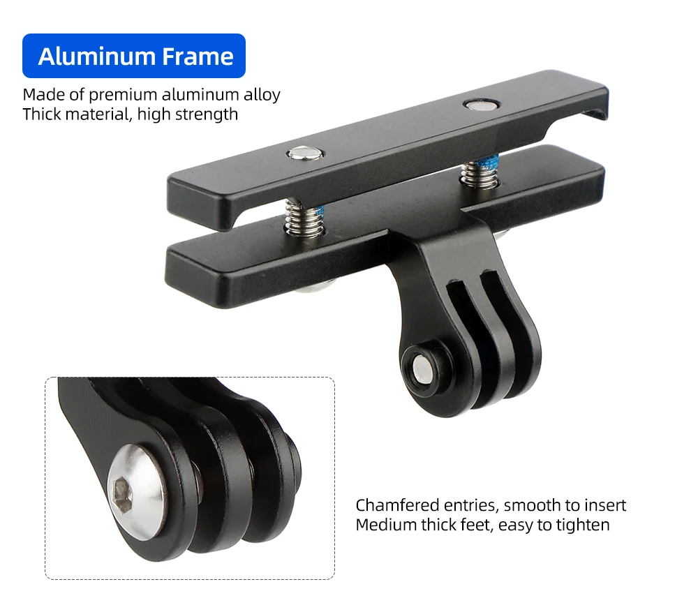 Fahrrad Sattel Schiene Rücklicht Halterung Sattelstütze Halterung Ständer Für Magicshine RN120 SEEMEE 60 100 180 200 300 Lampe Verlängerung Halter – Detail 6