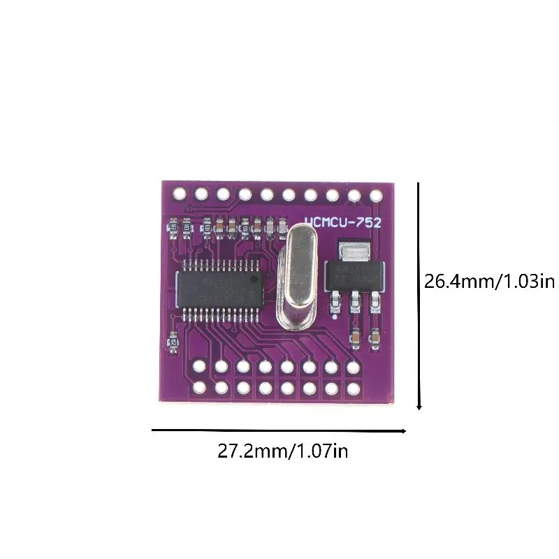 I2C/SPI Bus Interface To Dual Channel UART Conversion Board Module 1Set UART Conversion Board Module MCU-752 SC16IS752