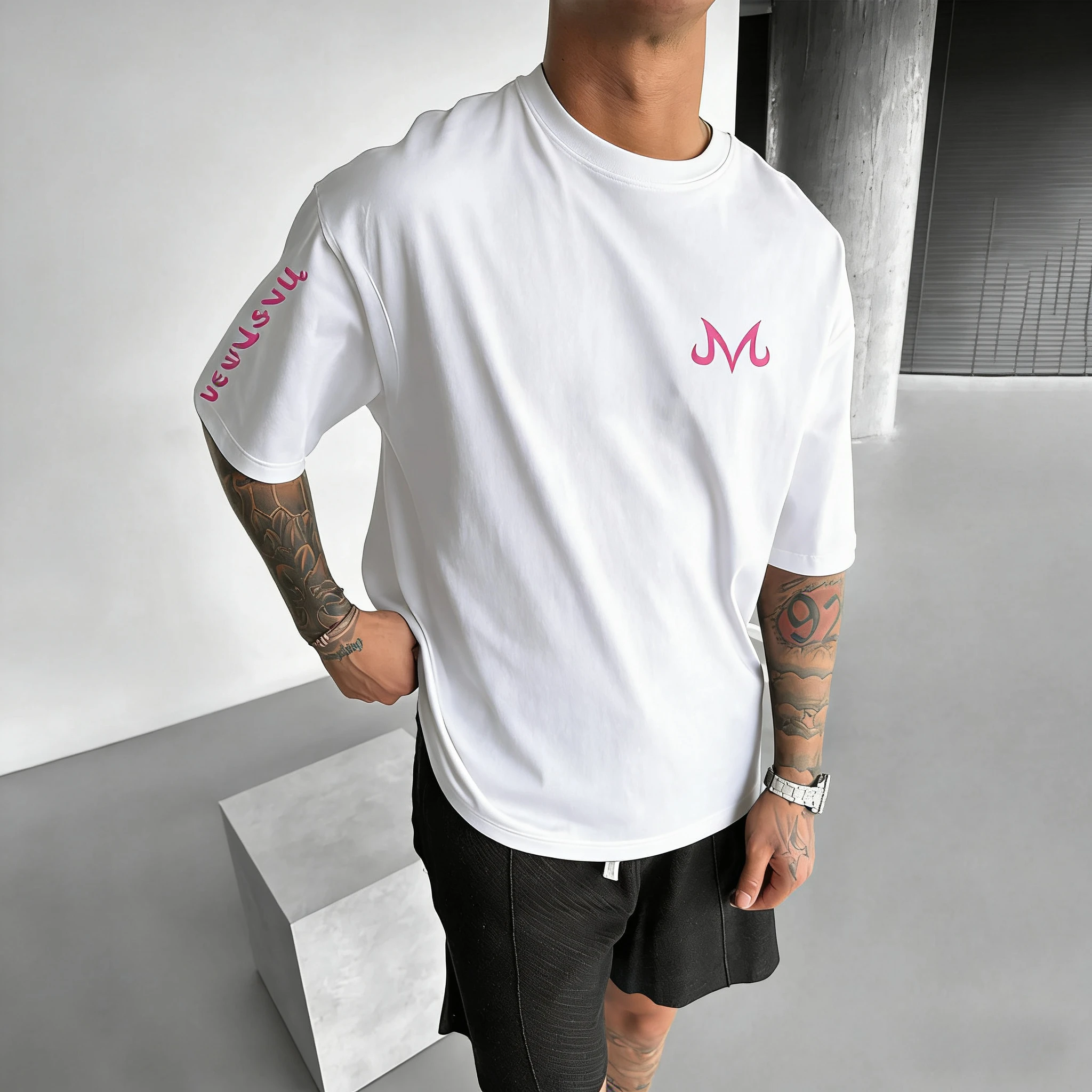 لعبة دراغون بول جوكو مطبوعة قصيرة الأكمام بانداي فضفاضة للرجال والنساء 2026 الصيف تنفس رياضي موضة القطن تي شيرت