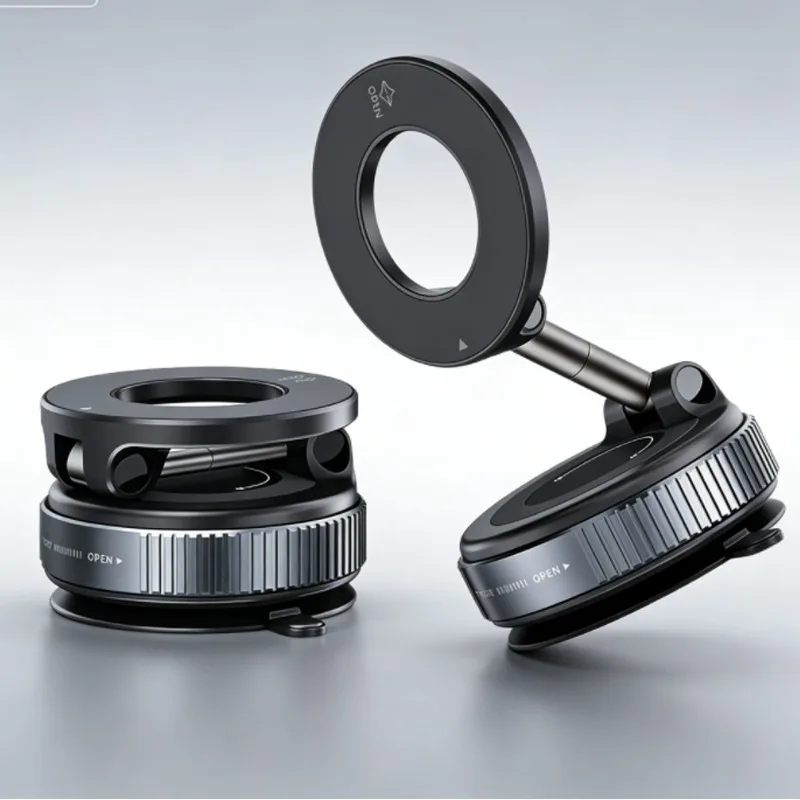 

For Lincoln Magnetic Suction Car Mobile Phone Holder - Navigation Support Vacuum Adsorption Folding Mount Interior Accessorie