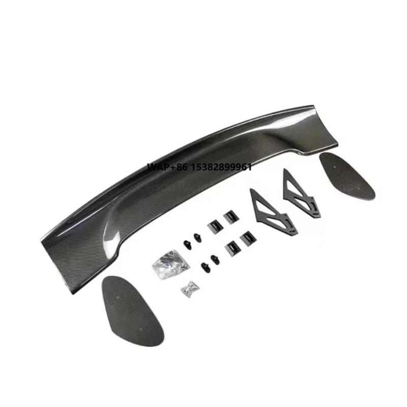 

Universal GT Style Carbon Fiber Rear Spoiler Wing Tail Air Dam Body Kit for Sedan Racing Car Tuning Exterior Accessories