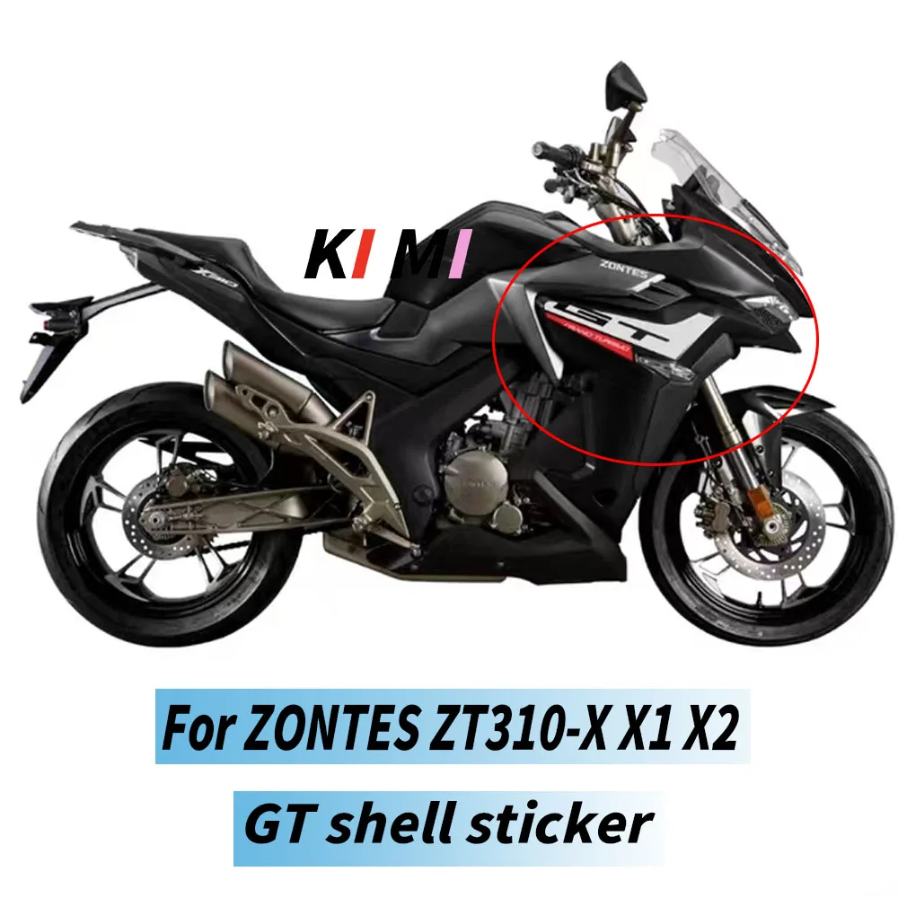 

For ZONTES ZT310-X X1 X2 motorcycle modification accessories Shell GT sticker sticker painting Car sticker large surround