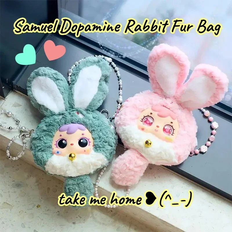 

Samuel Dopamine Rabbit Fur Bag Series Blind Box Mysterious Box Fashion Play Kawaii Anime Doll Surprise Collectibles Gift